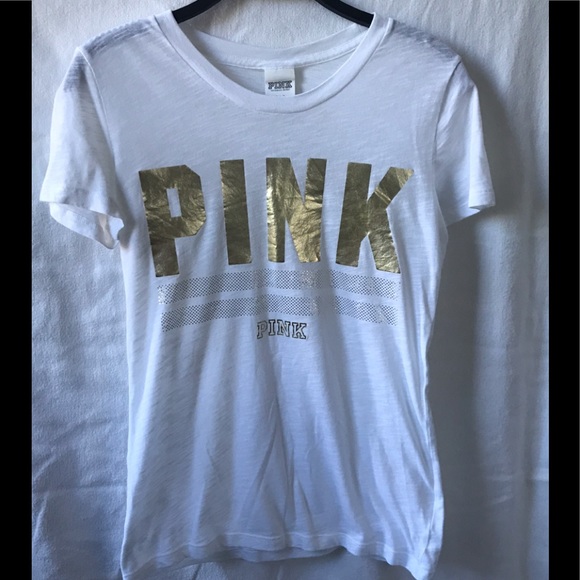 PINK Victoria's Secret Tops - Victoria Secret PINK white shirt